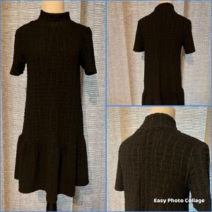 Zara black dress.stretchy material